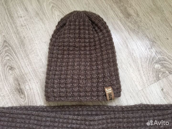 Комплект шапка и снуд женские