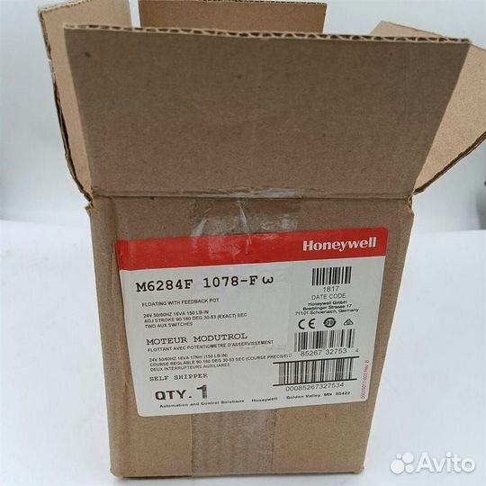 Honeywell M6284F1078-F