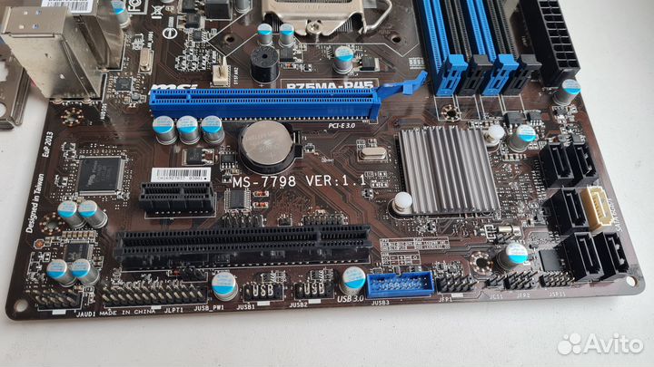 MSI B75MA-P45 сокет 1155