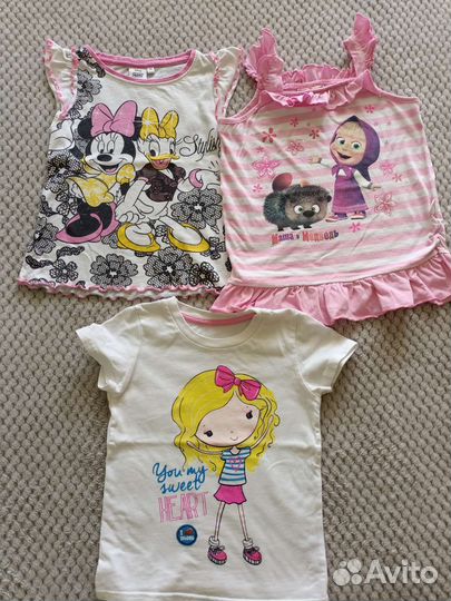 Вещи на девочку пакетом, возраст 4-5 лет