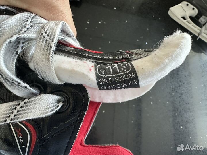 Коньки хоккейные детские bauer 30 размер