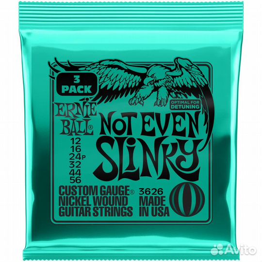 Струны для электрогитары Ernie Ball 3626 Nickel Wound Not Even Slinky