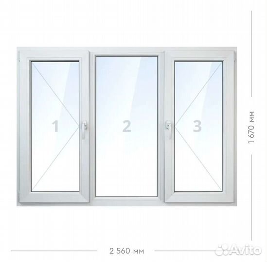 Окна для лоджии бу
