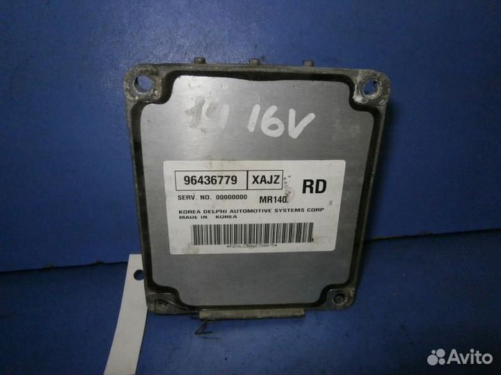 Блок управления двигателем, Chevrolet Aveo 2006