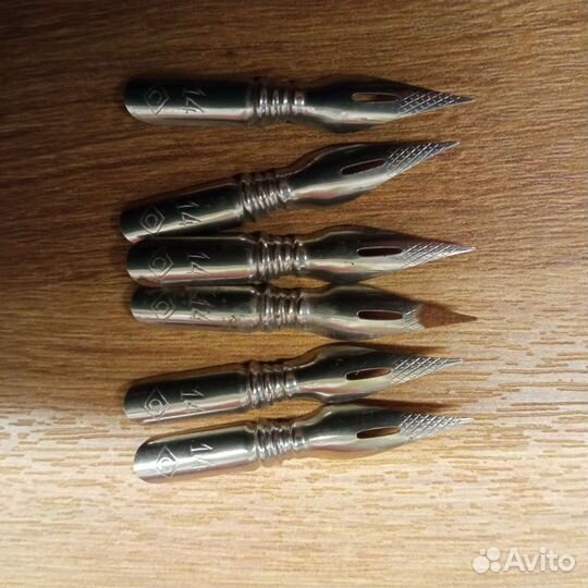 Старинные чернильные перья. Перьевые ручки