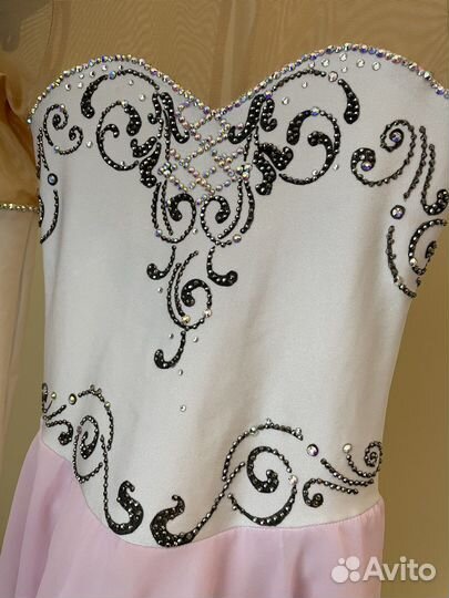 Новое платье для фигурного катания рост 122-128см