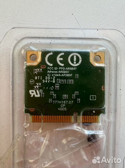 Intel 3168NGW и Atheros AR5B97
