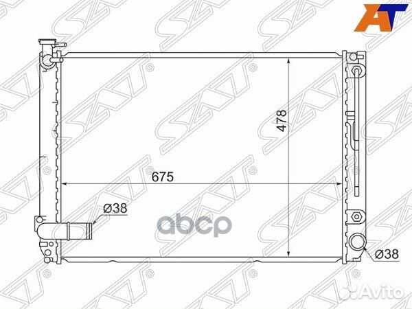 Радиатор Toyota Harrier (XU30) 03-13 / Lexus RX