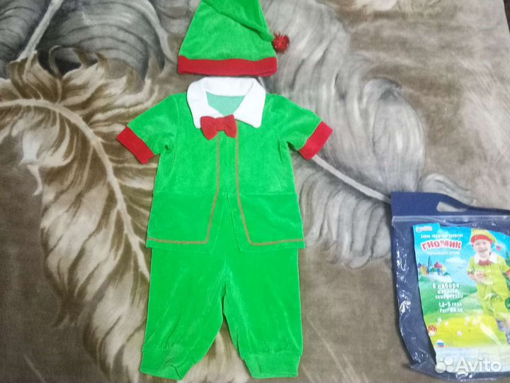 Новогодний костюм гнома 98