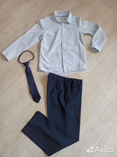 Школьная форма брюки рубашка 134, 140, 152, 158