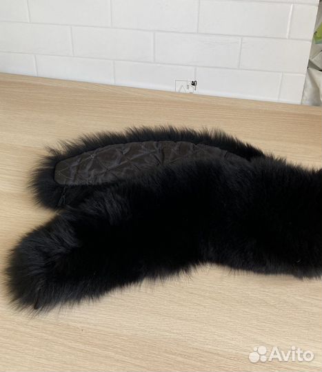 Меховой воротник песец