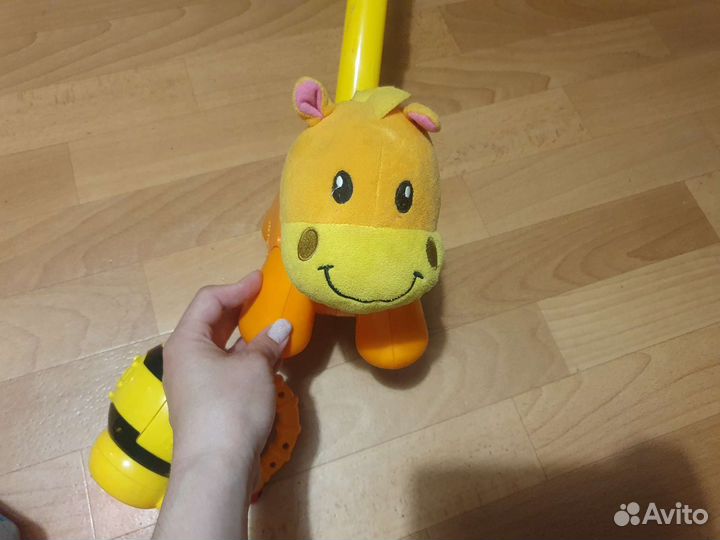 Игрушка кубик, лошадка-каталка, пчела музыкальные