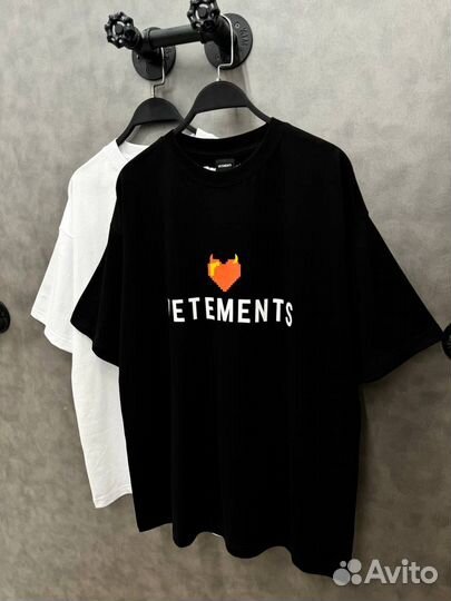 Футболка Vetements - Heart - Oversize