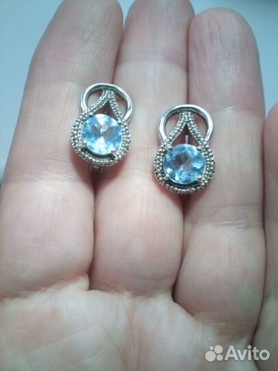 Серьги серебро 925