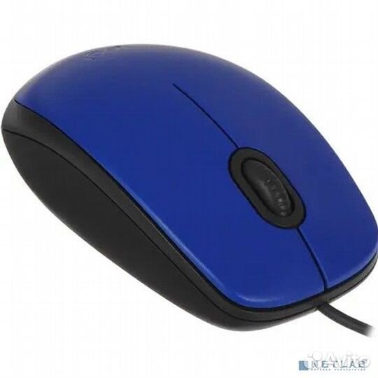 Мышь Logitech M110 Silent Blue бесшумная, оптическая, 1000dpi, USB, 1.8м 910-005500