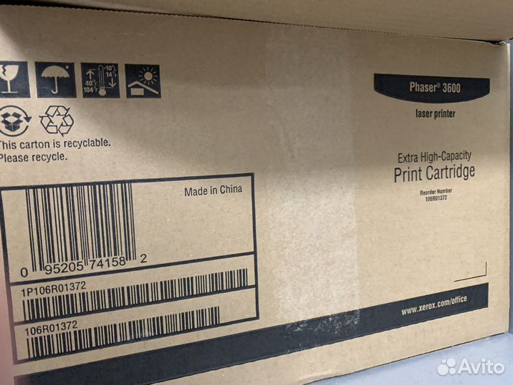 Картридж xerox 3600 оригинал