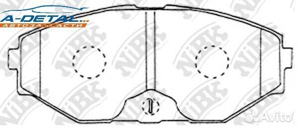 Колодки NiBK PN2261