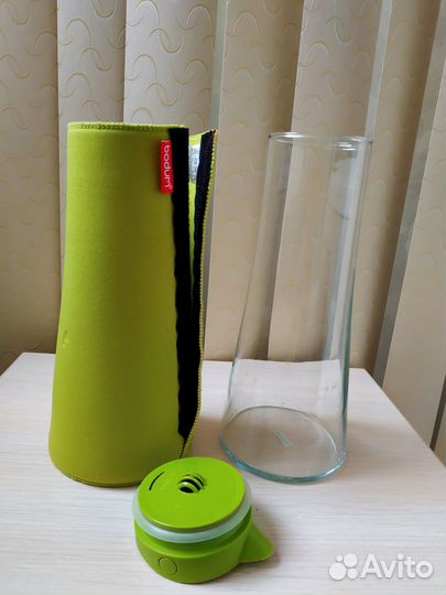 Термос стеклянный, на 1л