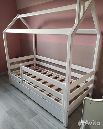 Кровать домик детская кроватка кровать-домик