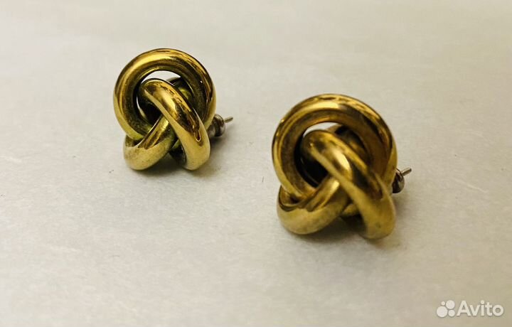 Винтажная бижутерия серьги