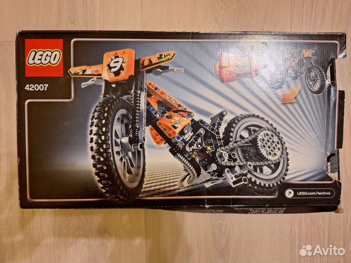 Lego Technic 42007 Кроссовый мотоцикл