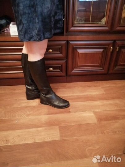 Сапоги, натуральная кожа