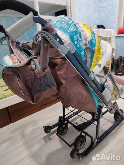 Санки коляска ника 7-7