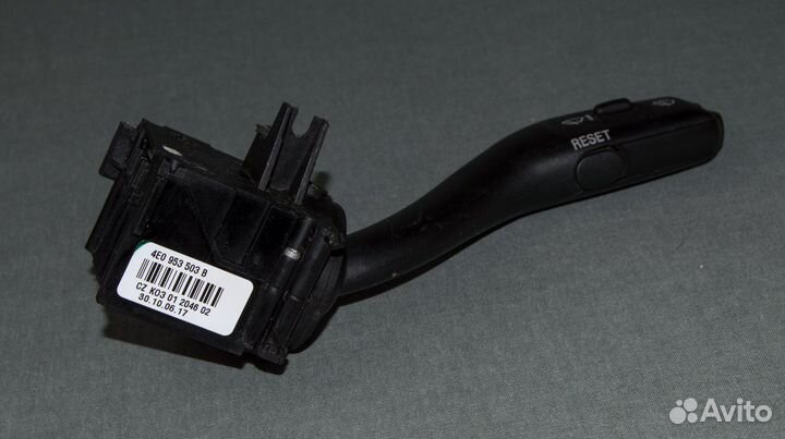 Подрулевой переключатель дворников audi a4 b7