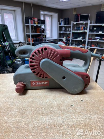 Ленточная шлифмашинка зубр злшм 76-950