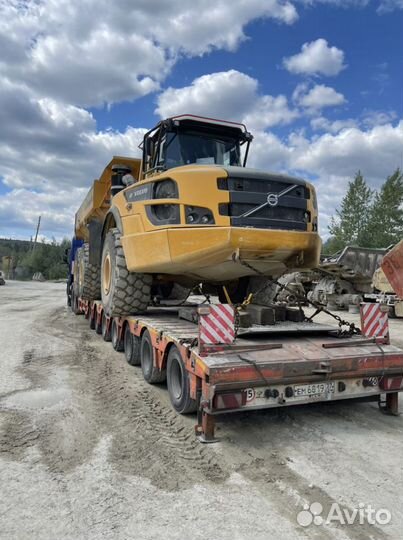 Сочлененный самосвал Volvo A40, A35