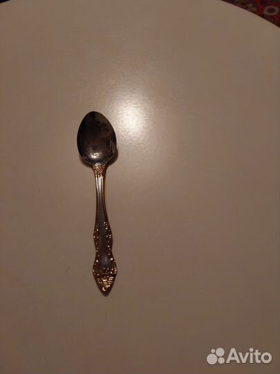 Именная ложка Виктор с позолотой