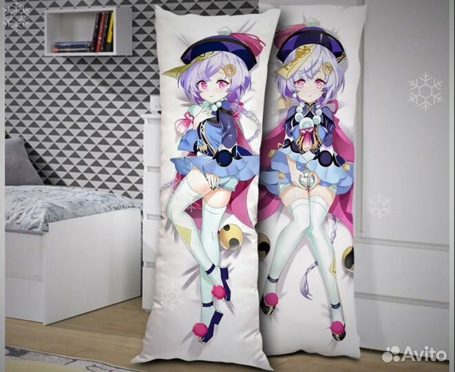 Дакимакура аниме (оч. яркая)