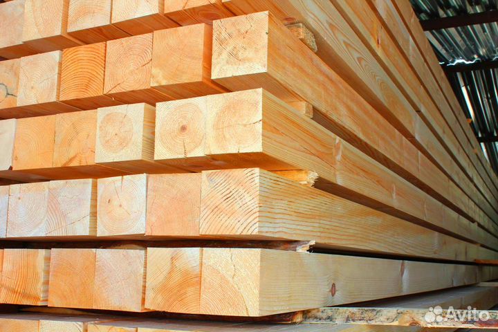 Долголетний брус 100х100х6000мм, сосна