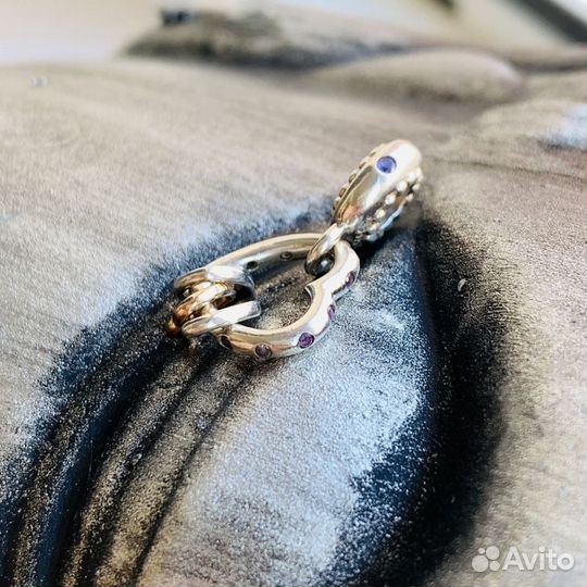 Pandora сердца 4-х (шарм, подвеска) оригинал