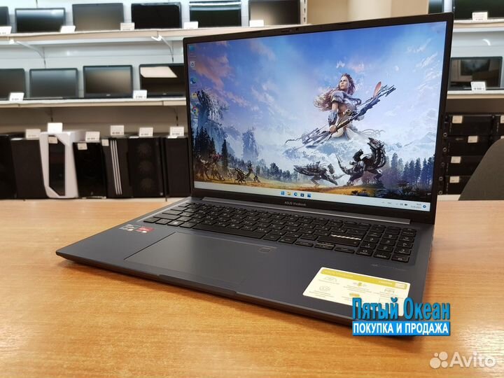 Ультрабук Asus 16 FHD, Ryzen 7 5800HS, DDR4, SSD