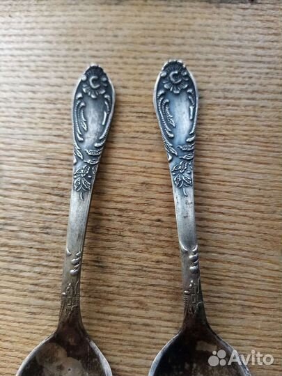 Мельхиоровые кофейные ложки Зиш мнц