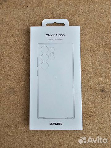 Чехол Samsung Clear Case S23 Ultra