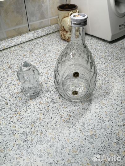 Графин со стопками и салатницей СССР
