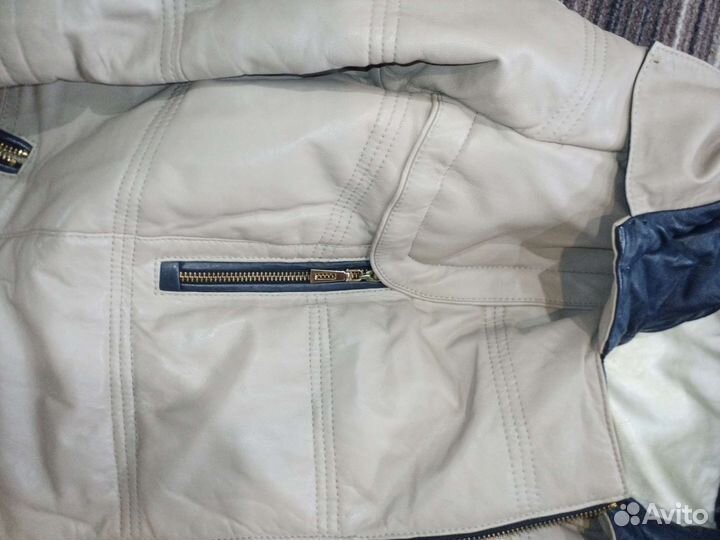 Кожаная куртка 46 48