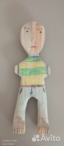 Идол.Кукла деревянная