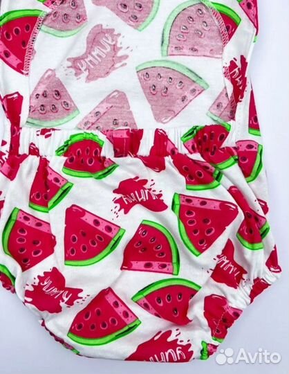 Боди + повязка для девочки 68