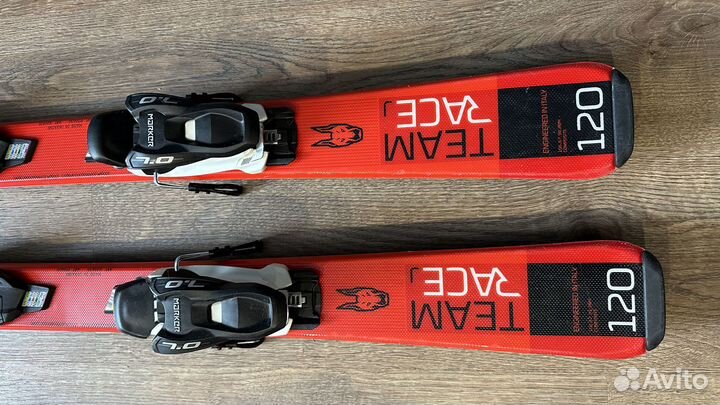 Горные лыжи 120 + ботинки 23,5