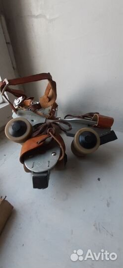 Винтажные роликовые ретро коньки СССР