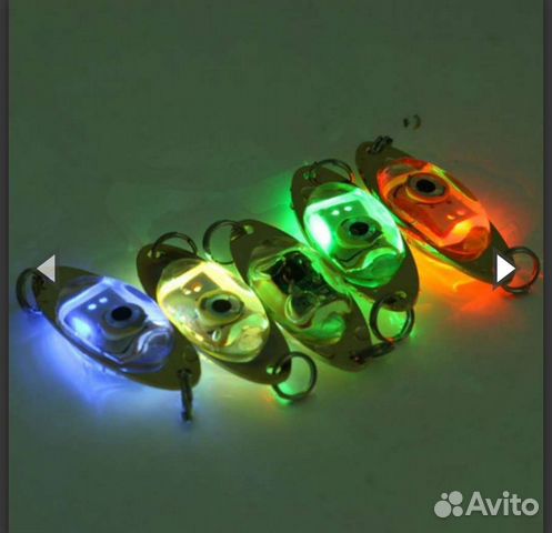 Светлячок на омуля Squid Большой Мультиколор