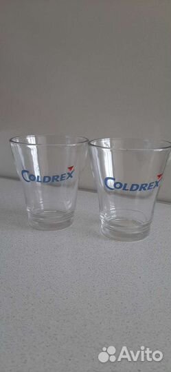 Стаканы 2 штуки, стекло, бу