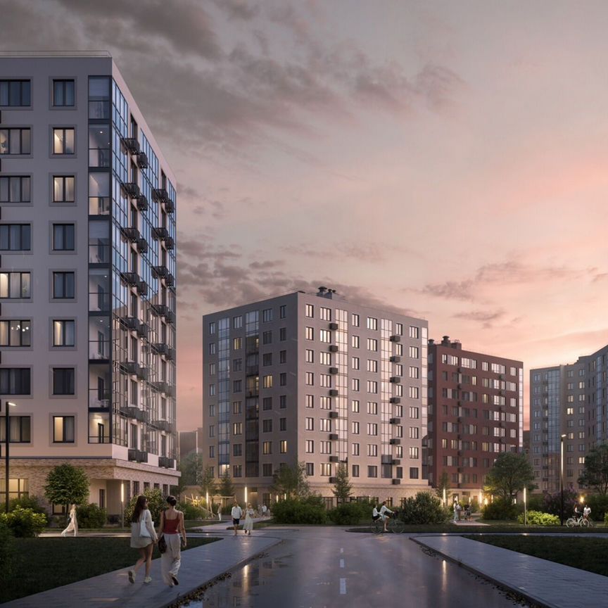 3-к. квартира, 63,4 м², 2/11 эт.