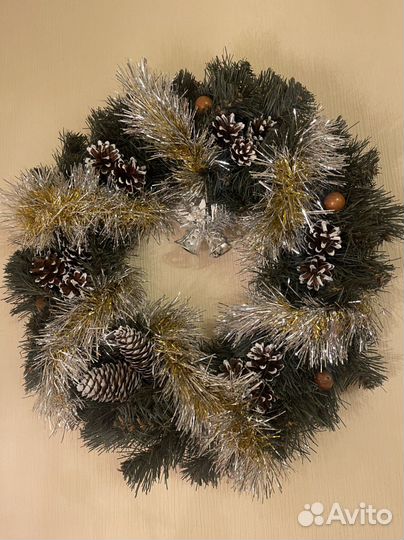 Новогодние венки для украшения дома