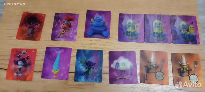 Фишки из Чипикао, карточки Тролли, начивки