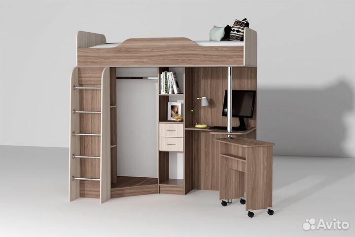 Кровать чердак