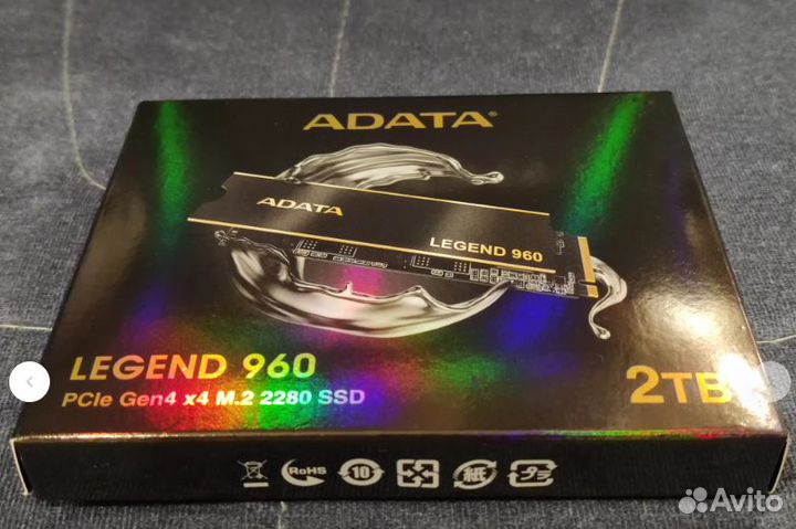 SSD накопитель adata legend 960 M.2 2280 2 тб